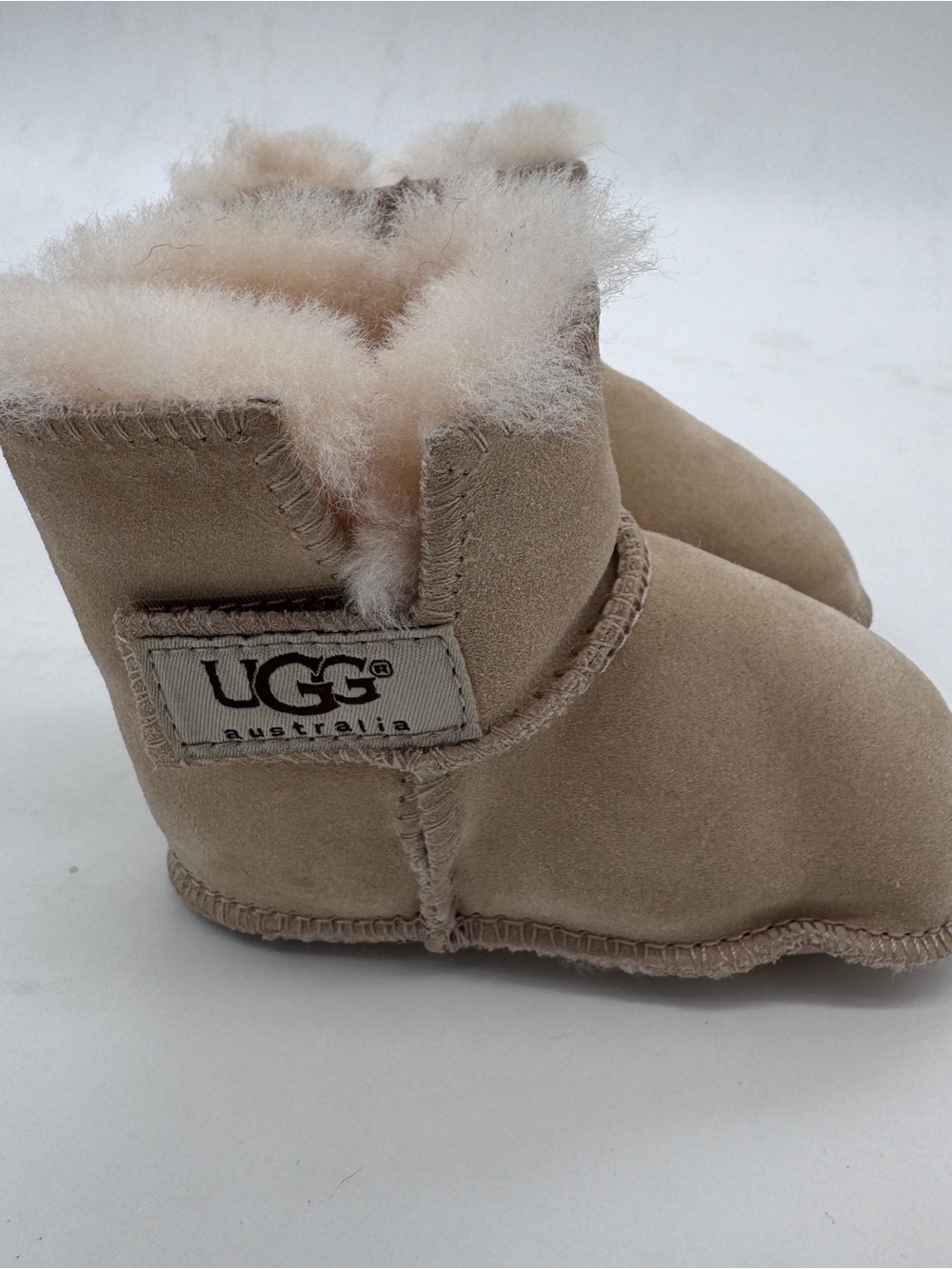 UGG Erin for Infants Sheepskin Booties - Chestnut Tan Small Teeny Tiny